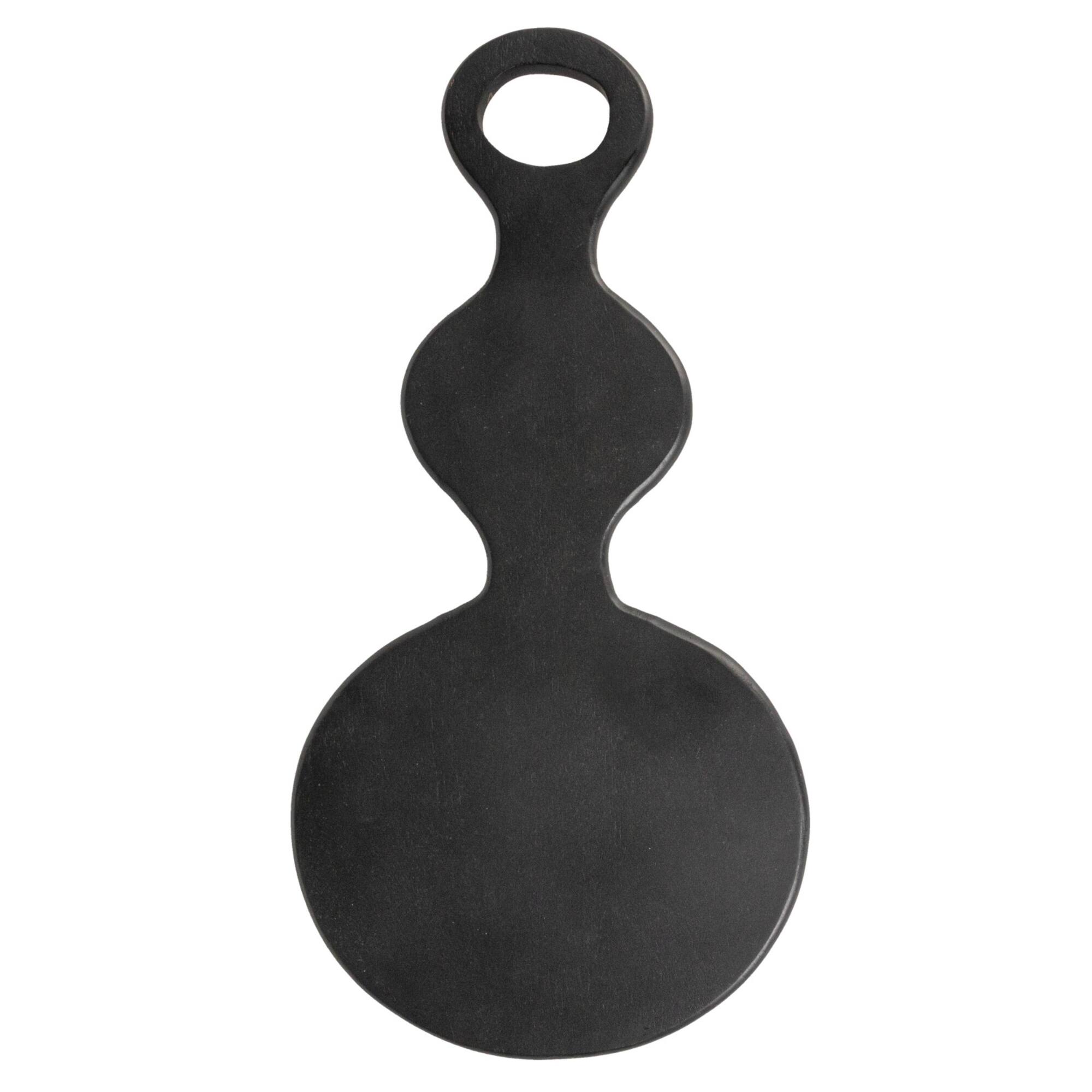 Hello Honey® 19.75" Black Avant-Garde Mango Wood Cheese & Cutting Board
